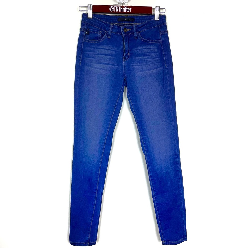 Kancan Los Angeles Womens Blue Denim Jeans Skinny Fit Size 3 Normcore Minimalist